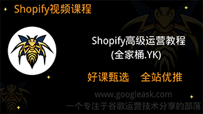 Shopify高级运营视频教程（全家桶.Yu课）【Aa-0005】