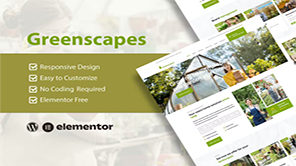 GreenScapes – 花园和景观服务 Elementor 模板套件【Aa-0022】