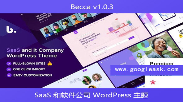 Becca v1.0.3 – SaaS 和软件公司 WordPress 主题【Ab-0003】