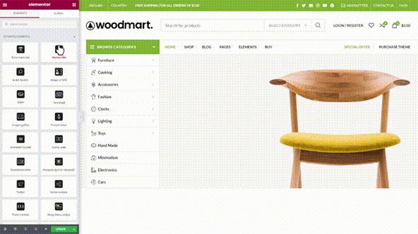 Woodmart V7.3 汉化主题跨境电商外贸商城产品展示网站模板WordPress主题【Ab-0042】