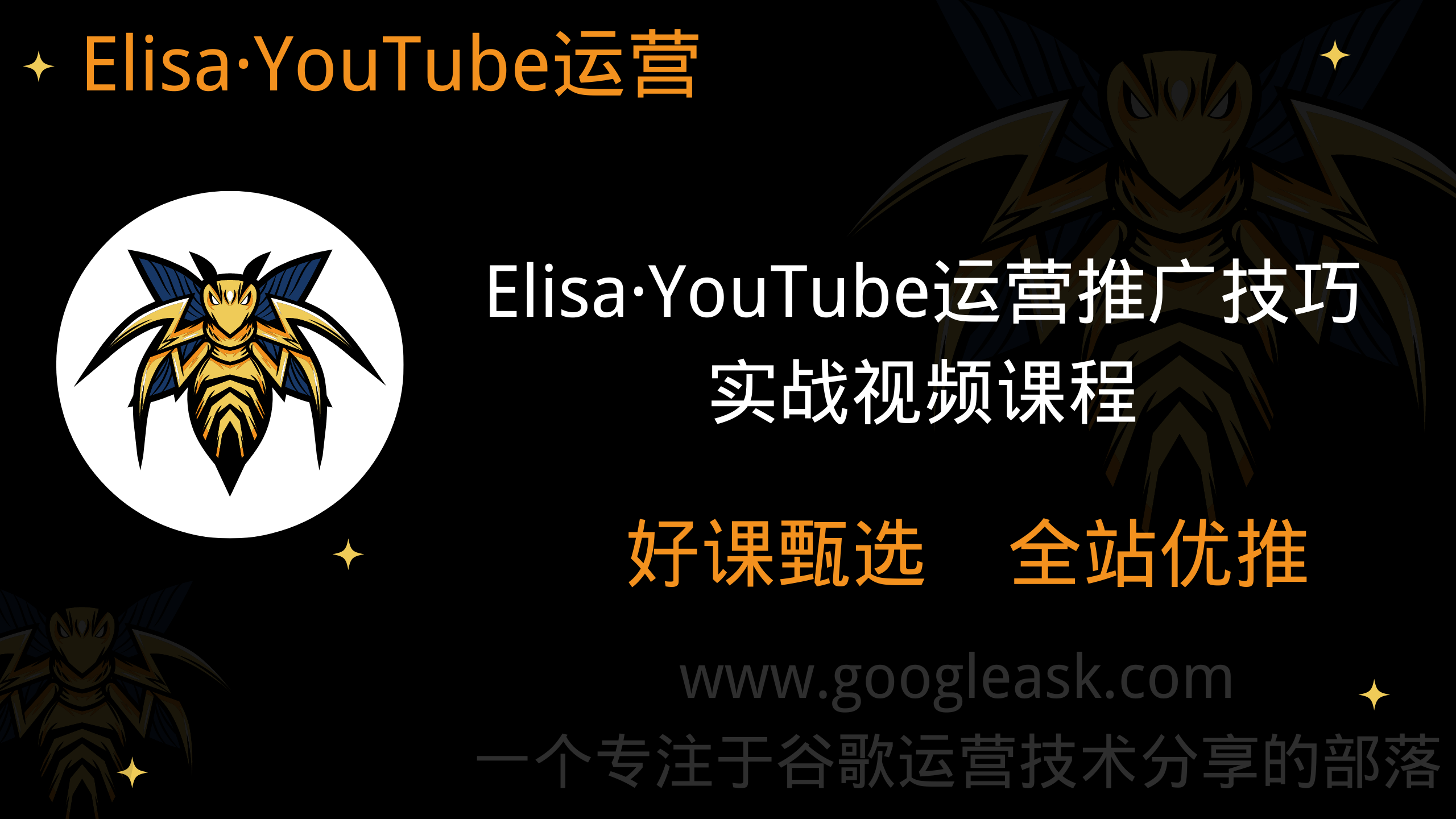 Elisa·YouTube运营推广实战技巧[Ag-0039]