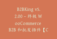 B2BKing v5.2.00 – 终极 WooCommerce B2B 和批发插件【Cb-036】-顾问网