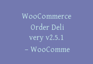 WooCommerce Order Delivery v2.5.1 – WooCommerce 订单交付插件【Cb-034】-顾问网